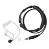 Throat Mic Earpiece 7.1mm Plug with Finger PTT Portable for