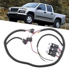Dual Speed ECU Control Electric Fan Control Wiring Harness Fits 1999-2007 Silverado Avalanche Suburban Tahoe Sierra Yukon XL 1500 2500 3500 Electric Fan Harness, Replaces 7L5533A226T