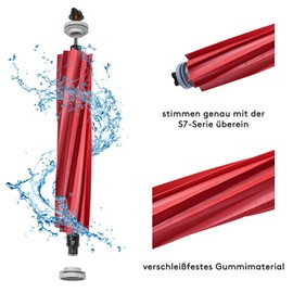 NexHarb NexHarb 19Pcs Zubeh?r f1r Roborock S7 MaxV Ultra/ S7 Pro Ultra/ s7 max Ultra Saugroboter Ersatzteile Set Enth?lt 1*Hhauptb1rste 6*Staubbeutel 4*Wischt1cher 2*HEPA Filter 4*Seitenb1rsten(Wei?)