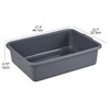 Joyeen 13 Liters Commercial Bus Tub Tote Boxes, Plastic Dish