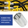 eMagTech Pack of 10 Hydraulic Swage Ferrules Non-Skive Hydraulic Swage