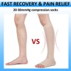 Compression Socks, 20-30 mmHg Graduated Knee-Hi Compression Stockings for Unisex,