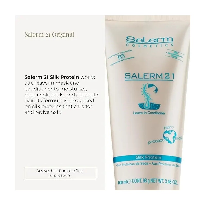 Tratamiento Acondicionador Para Cabello Procesado Maltratado Salerm 21 Mascarilla 100