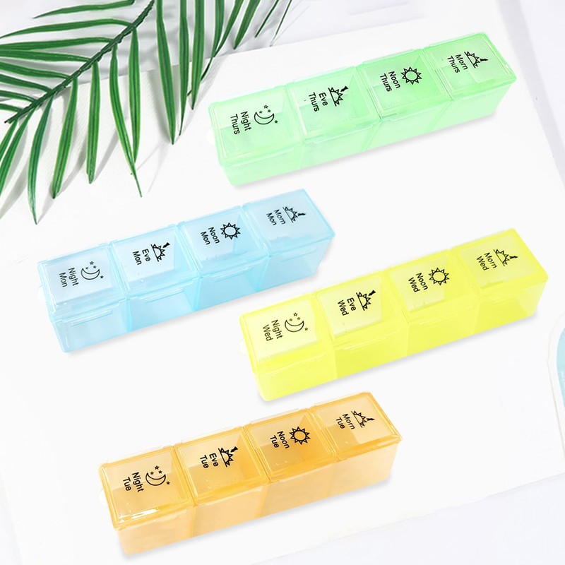 Large Pill Box, Pill Organiser Tablet Organiser Pill Boxes 7
