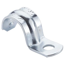 Halex, 1 in. Rigid One-Hole Strap , 61110B, 50 per pack , Silver