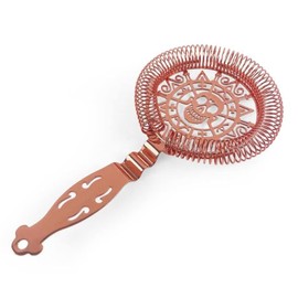 Beaumont 3977 Cocktail Strainer, Stainless Steel, Brown