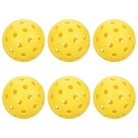 Alnicov 6 Pack Outdoor Pickleball Balls with 40 Holes Jumping Balls for Swing Exercise, Driving Range, Home, Pets etc