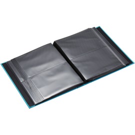 Nakabayashi TCPK-L-160-PB Pocket Album, 160 Pockets, 3.5 x 5 inch Photos (L-size), Pure Blue