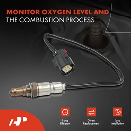 A-Premium O2 Oxygen Sensor Compatible with Ford Transit-150 250 350 350 HD, 2016 2017 2018 2019, 3.7L, Upstream and Downstream, 4-PC Set