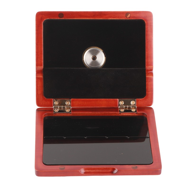 Saxophone Clarinet Reed Case Solid Wood 5‑Reeds Holding Storing Box