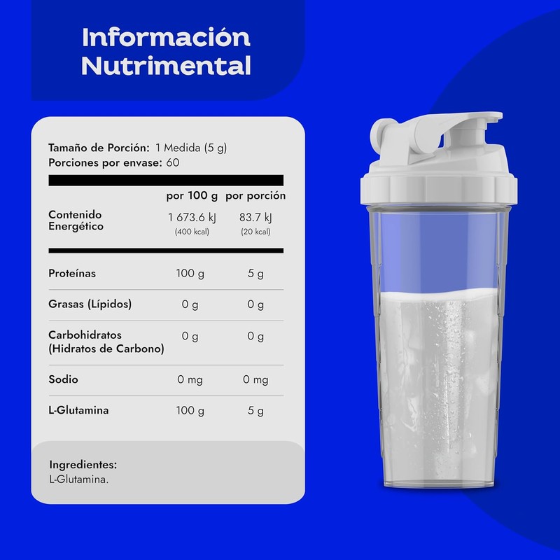 Signature Series GLUTAMINA – Suplemento en Polvo a base de