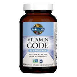 Garden Of Life Vitamin Code 50 & Wiser Men 120caps Sabor Neutro
