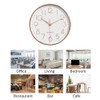 LONBUYS Wall Clock Silent No Ticking Accurate Quartz Sweep Movement