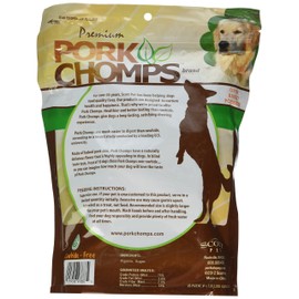Premium Pork Chomps Baked Knotz Pork, 7", 8Ct