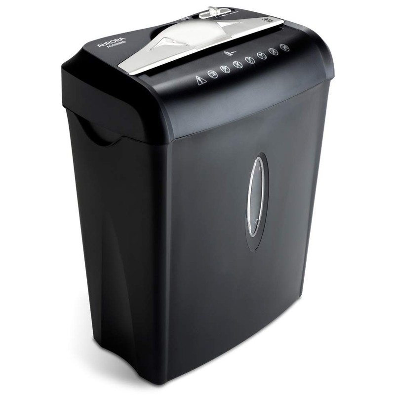 Aurora AU875XA Paper and Credit Card Shredder with 3.7-Gallon Wastebasket,