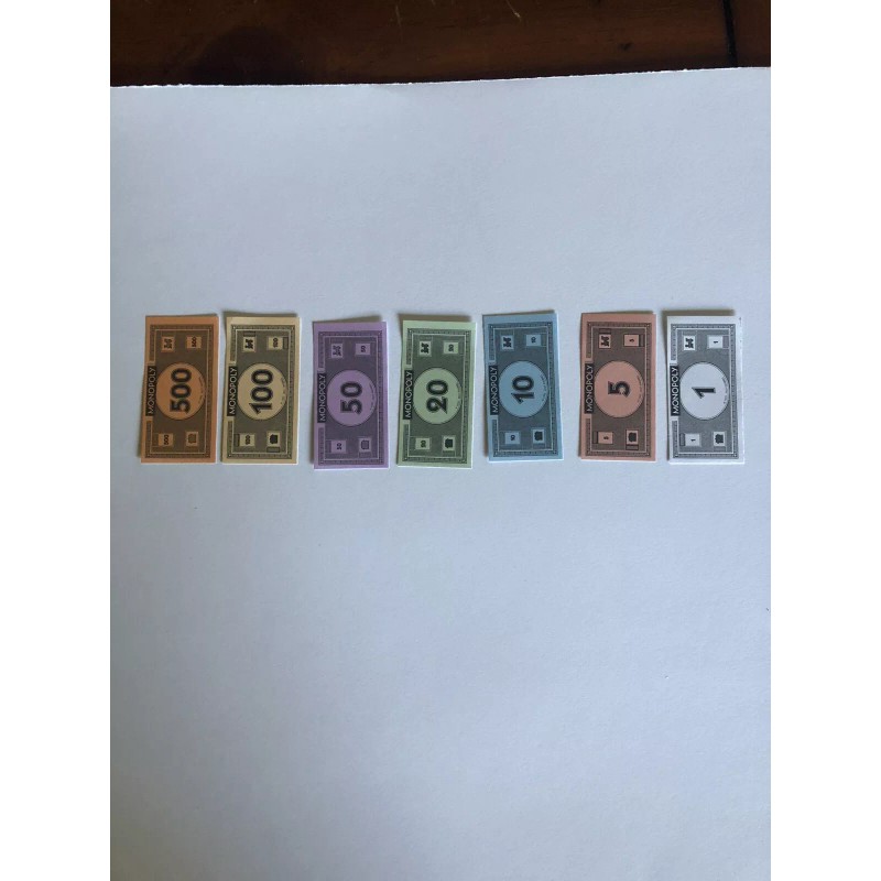 Mini Monopoly Money Crafts Scrapbooking Ephemera