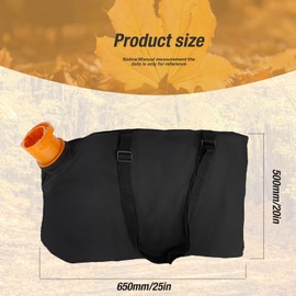 CADUFUELLY Trivac Leaf Collection Bag Leaf Blower Vacuum Collection Bag Replacement for Worx WGBAG500, WG505, WG509 TriVac, Replaces 50026858