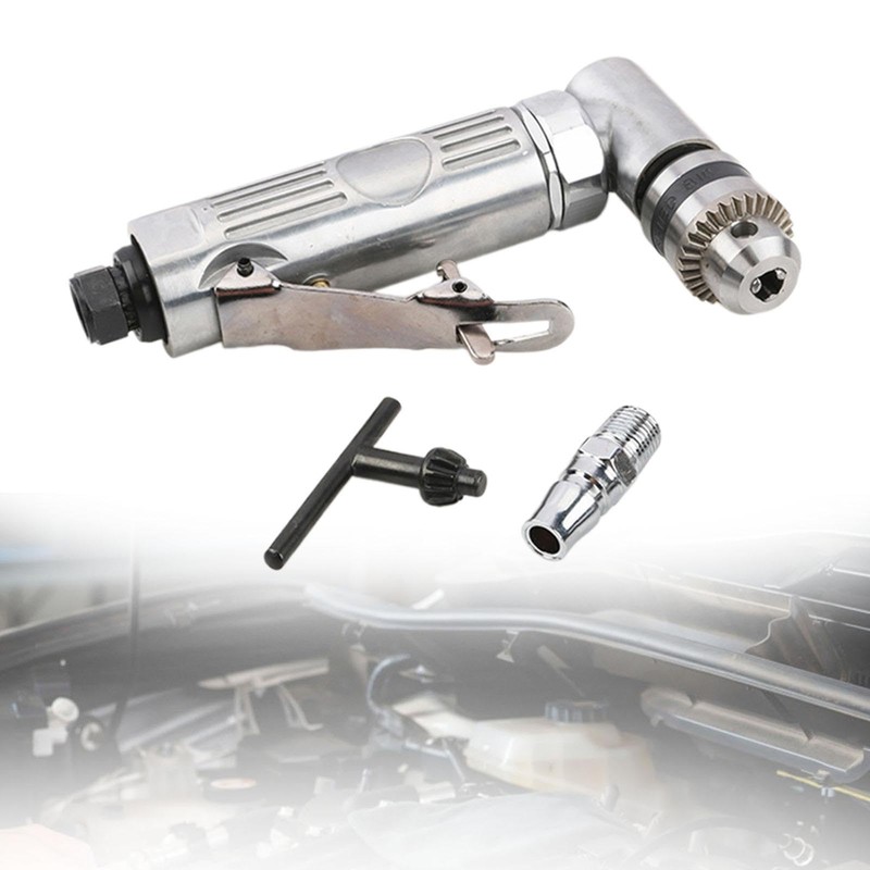 kokiya Air Power Drill 1/4inch Pneumatic Right Angle Drill Compact