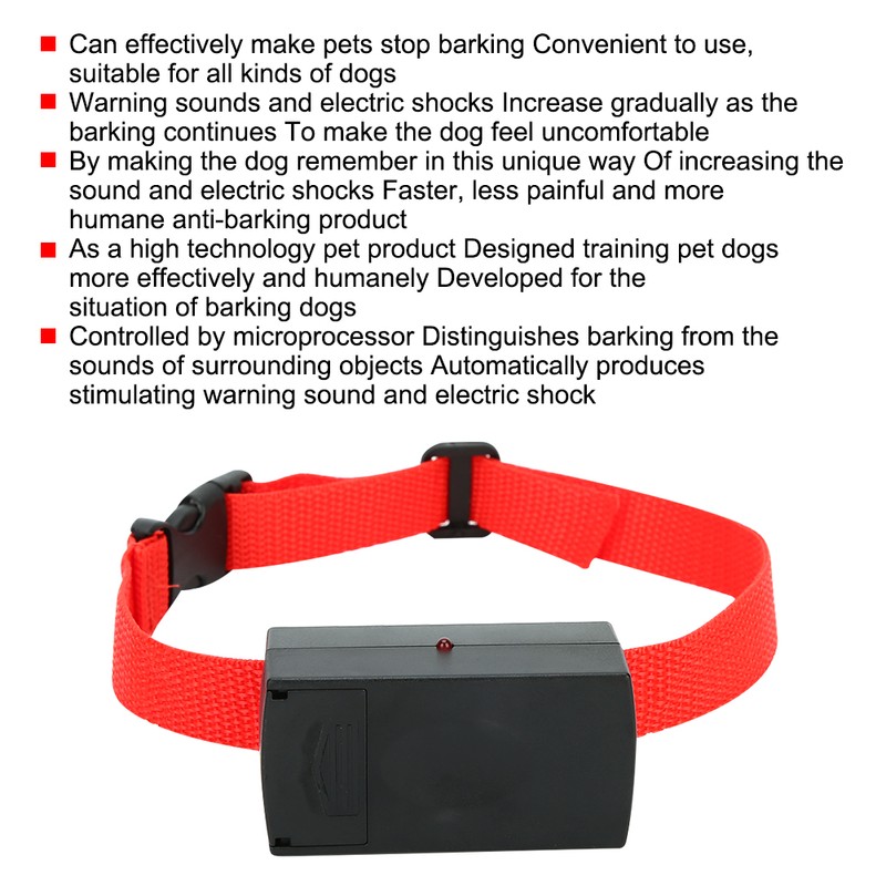 Plastic High Technology Outdoor Battery Pet Electric Shock Bark Stopper
