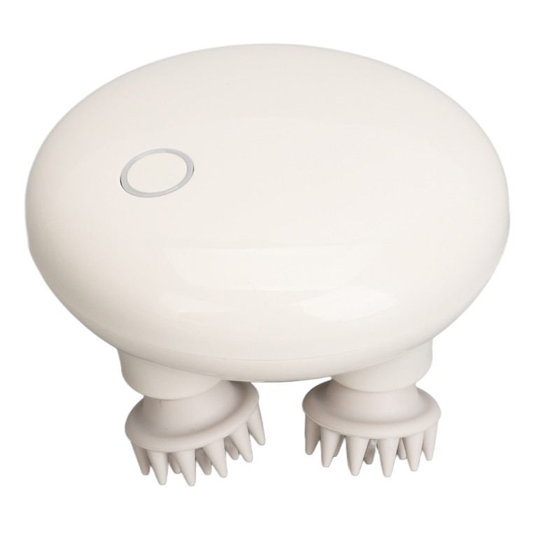 Head Massager Rechargeable Waterproof Scalp Massager with 4 Rotating Massage