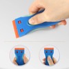 CPROSP 2 Plastic Scrapers with 100 Plastic Blades, Plastic Scraper
