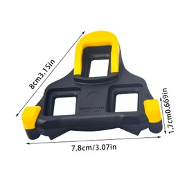 Bicycle Pedal Cleats Cycling Cleats Set Road Bicycle Pedal Cleats Cleats Pedals Shimano Compatible Parts SPD-SL SM-SH11 Road Bike Set of 2 Compatible Shimano Cleats SPD SL (SM-SH10/SM-SH11/SM-SH12)