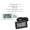 2Pcs Termostato de Termómetro Digital Electrónico Medidor de Temperatura 2s