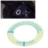 KIMISS Ignition Switch Decoration Ring,Car Motorcycle Luminous Ignition Switch Key