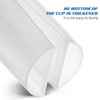 20pcs Double Grid Disposable Plastic Cups, Transparent Couple Sharing Cups