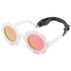 Hycredi Flexible Bendable Flower Baby Polarized Sunglasses with Strap Cute