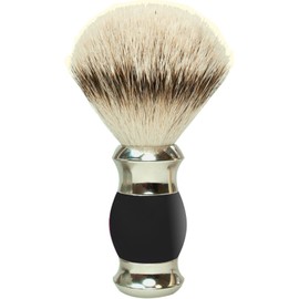 Pfeilring Golddachs Pfeilring, Silvertip Badger, Black/Silver Shaving Brush