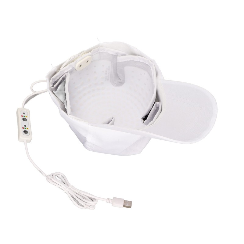 Laser Hair Growth Helmet Red LED Scalp Care Painless Full