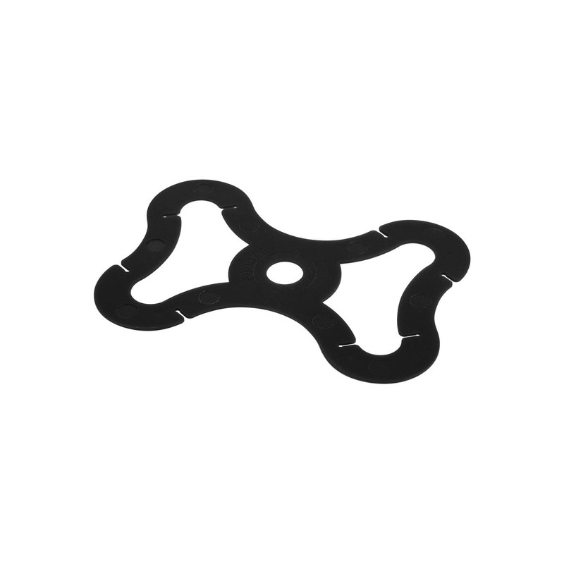 FOOOTY Foldable Ball Black