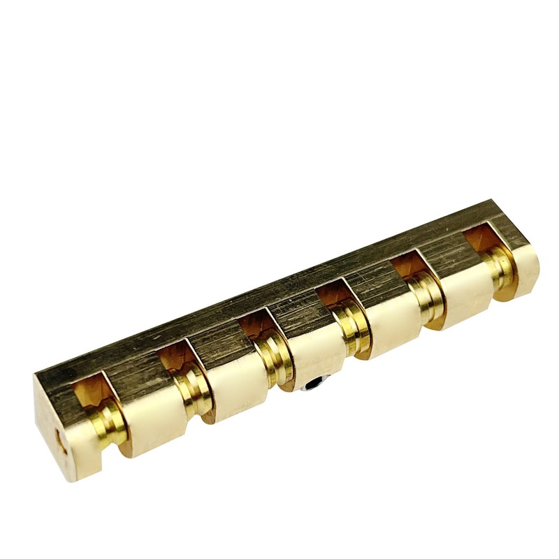 Kaynes 43mm Height Adjustable Brass Roller Guitar Nut Replacement for