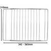 SPARES2GO Extendable Width Stainless Steel Shelf for Teka Oven Cooker