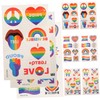 Minkissy 3sets Temporary Boys and Girls Girls Pride Celebrations Decals