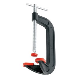 BESSEY DHCC-6, 6 In. Double Headed C-Clamp, red/black