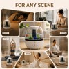 2026 Raindrop Humidifier 350ml Essential Oil Diffuser with Fish Tank
