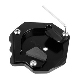 Worldmotop Motorcycle Kickstand Pad Enlarger Extension Side Stand Plate Replacement for Yamaha XT1200Z XTZ1200 XT1200 Z Super Tenere 1200 2014-2020 Support Foot Pad (black)