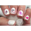 Pink Volleyball Sport Design #111 Nail Art Decals