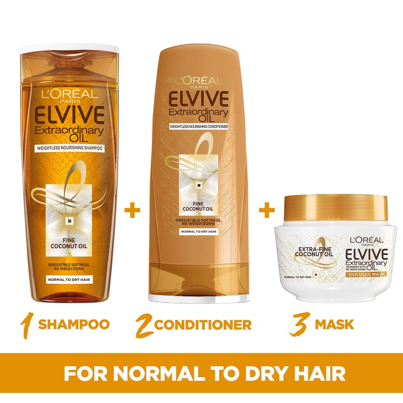 L'Oreal Paris L'Oreal Elvive Extraordinary Oil Coconut Hair Oil 100ml