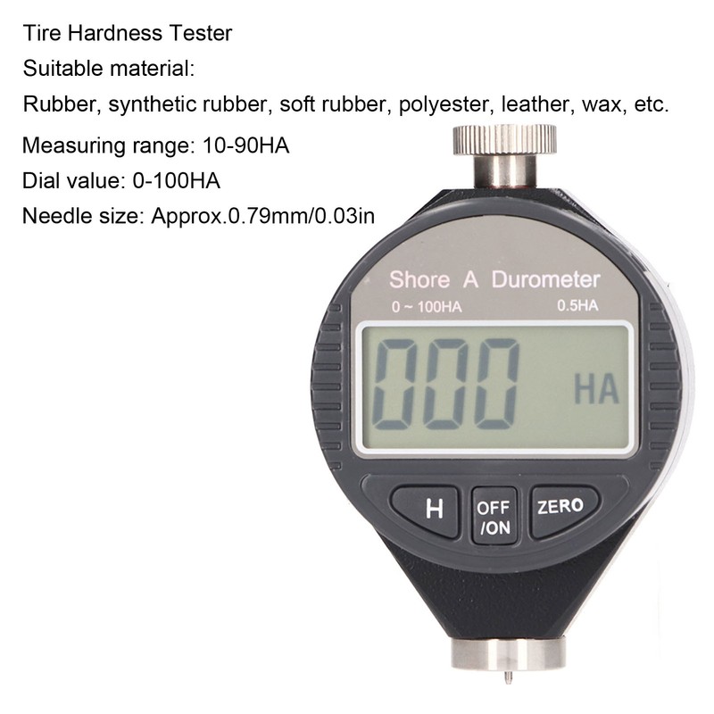 Digital Hardness Tester Portable Durometer Wide Measuring Range Hardness Test