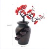 Desktop Flower Vase Bonsai Waterfall Fountain,Tabletop Decorative Waterfall,Relaxation Meditation Waterfall,