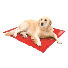 Coleman Comfort Cooling Gel Pet Pad Mat in Large 20x36, for Large Pets (Red)