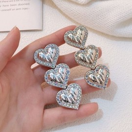 큐빅 머리핀 여성 헤어핀 예쁜 옆머리 앞머리핀 2종 1개 (WFLQJ5B) Cubic Hairpin for Women, Pretty Side and Bang Hairpin, 2 Types, 1 Piece (WFLQJ5B)
