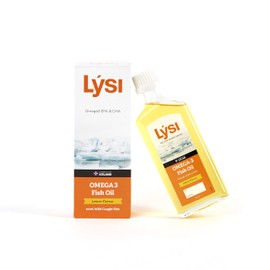 LÝSI, Omega 3 en Aceite de pescado, Mezcla de diferentes pescados, Sabor limón, Para toda la familia y embarazadas, Contribuye a la salud cerebral y del sistema inmune, Sin gluten y azúcar, 240 ml.