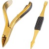 Revlon Gold Series Ingrown Away Set, includes Toenail Nipper and
