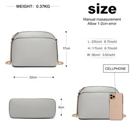 Miss Lulu Women's Clutches, Clutch Bags for Women Ladies Evening Bags Purse Handbag Cross Body Bag Faux Leather Wedding Party with Detachable Chain Strap