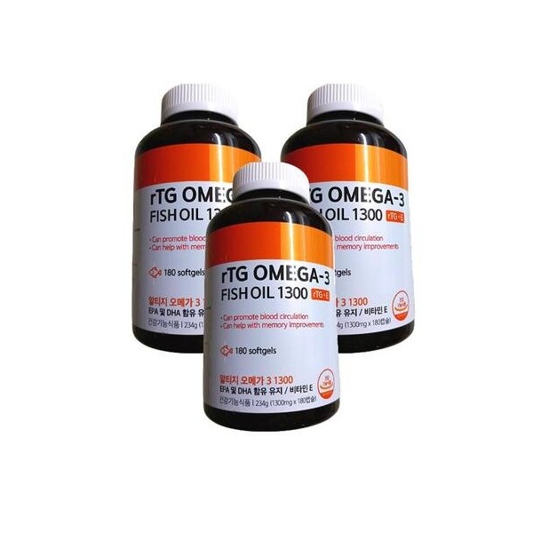 Pharmagen rTG Altige Omega 3 1300 180 capsules 3 boxes