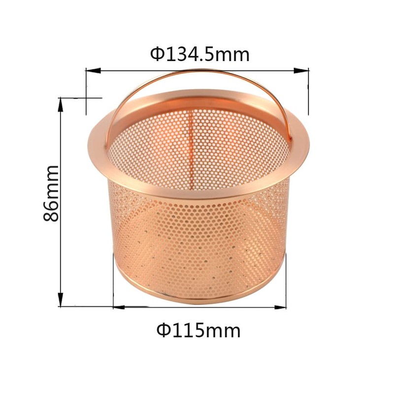TALEA QS093C020 Drain Outlet for Sinks, Shallow Type, Φ5.3 x